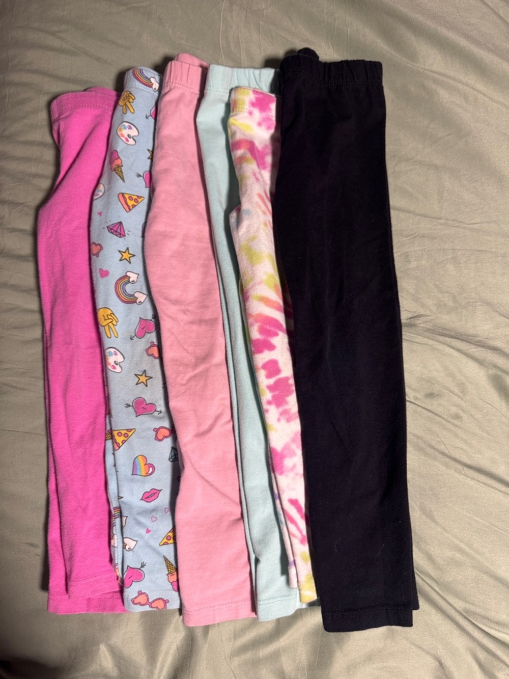 The Children's Place Girls' Bright & Print Cotton Leggings Set